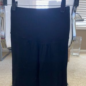 Strapless black top